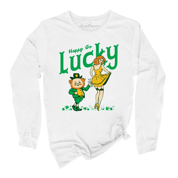 Happy Go Lucky Long Sleeve Tee