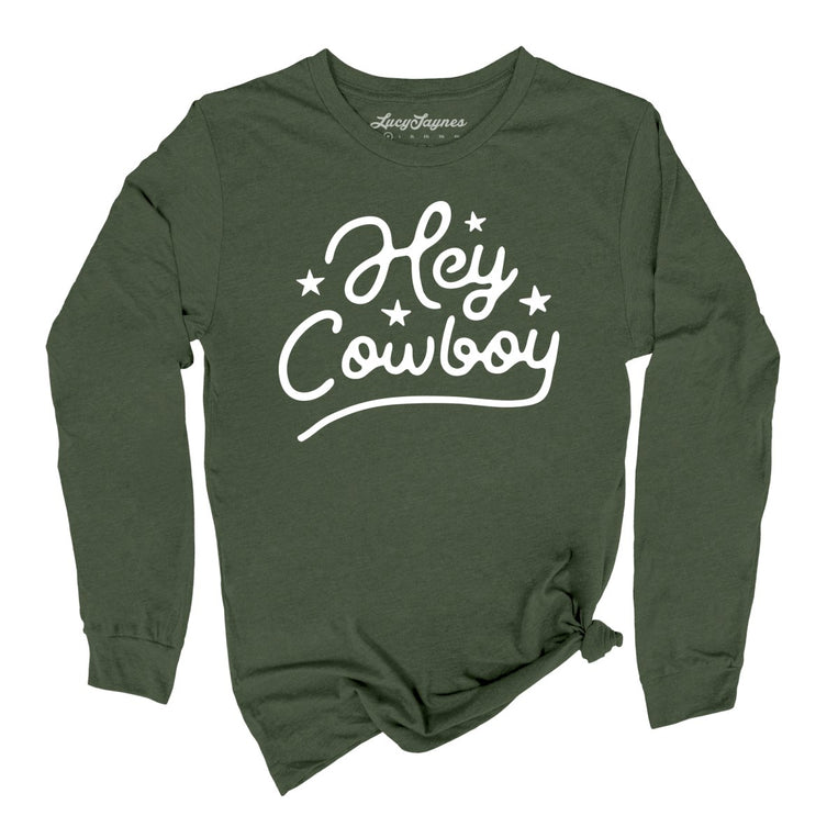 Hey Cowboy - Military Green - Full Front