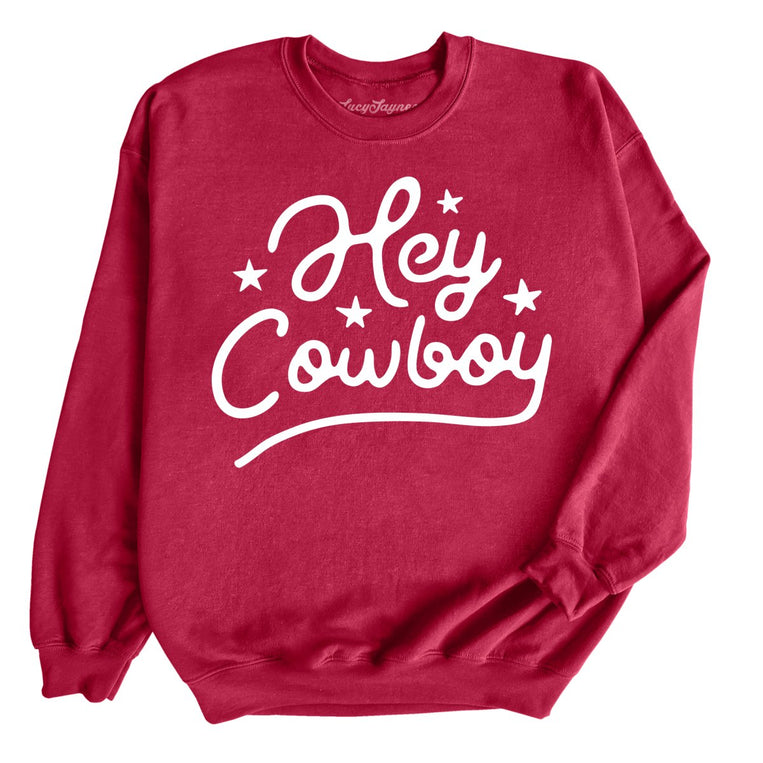 Hey Cowboy - Cardinal Red - Full Front