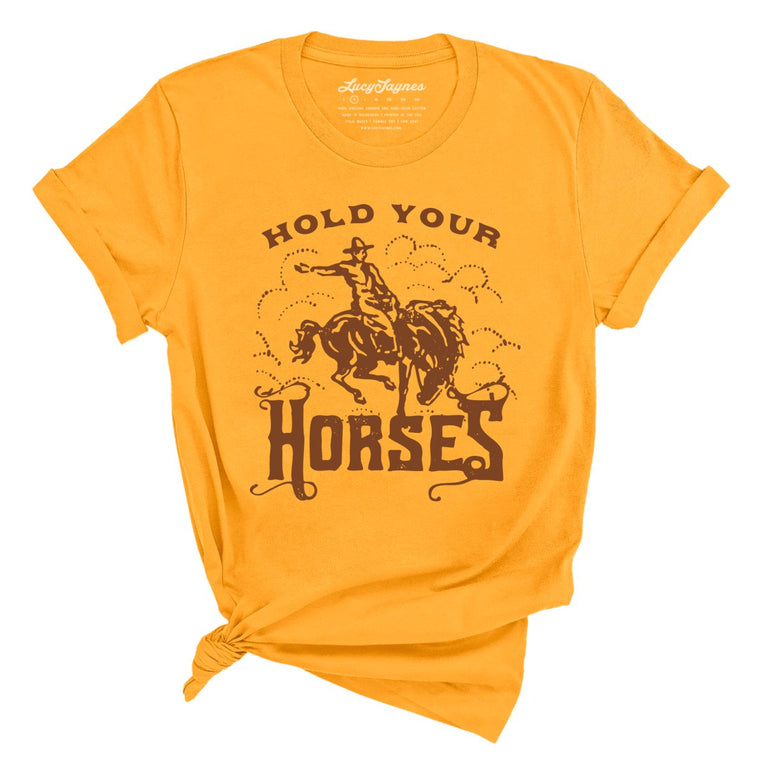 Hold Your Horses - Gold - Full Front