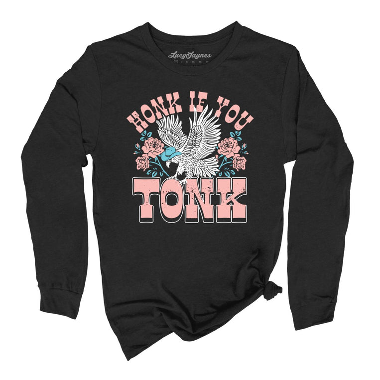 Honk if You Tonk - Black - Full Front