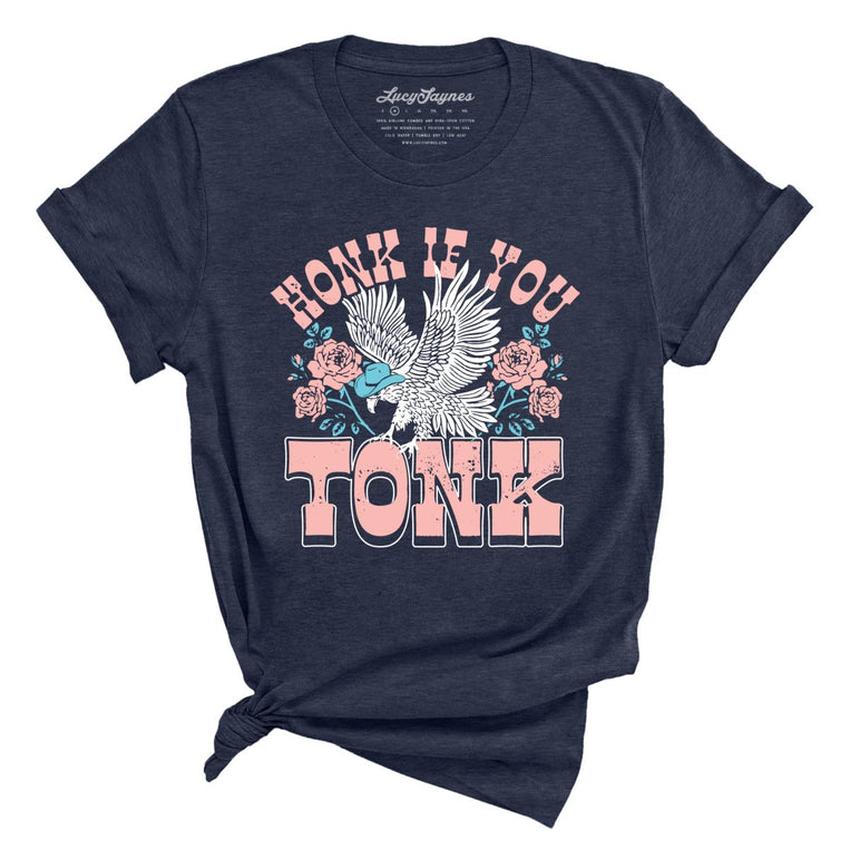 Honk if You Tonk - Heather Midnight Navy - Full Front