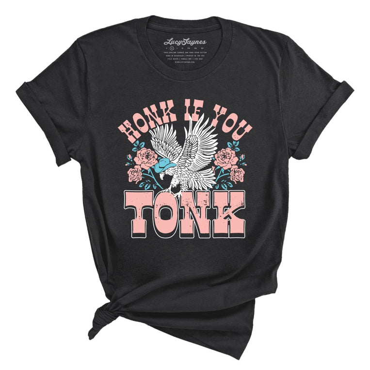 Honk if You Tonk - Dark Grey - Full Front