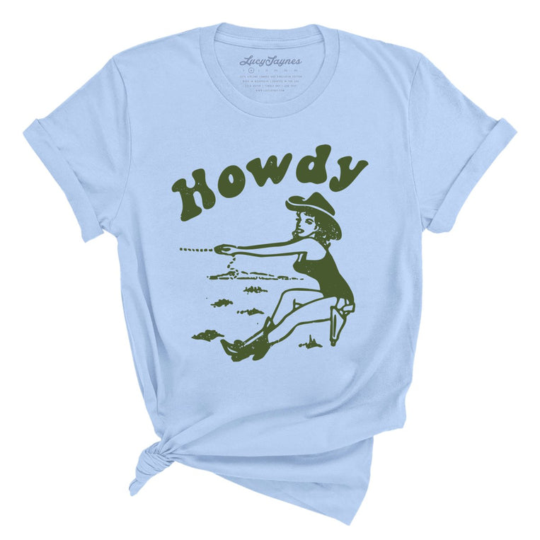 Howdy Cowgirl - Baby Blue - Full Front