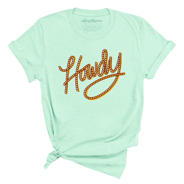 Howdy Rope - Heather Mint - Full Front