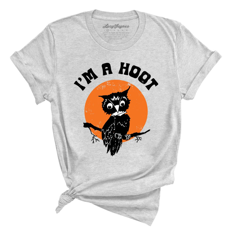 I'm a Hoot - Athletic Heather - Full Front