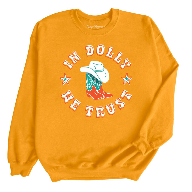 In Dolly We Trust - Gold - Full Front