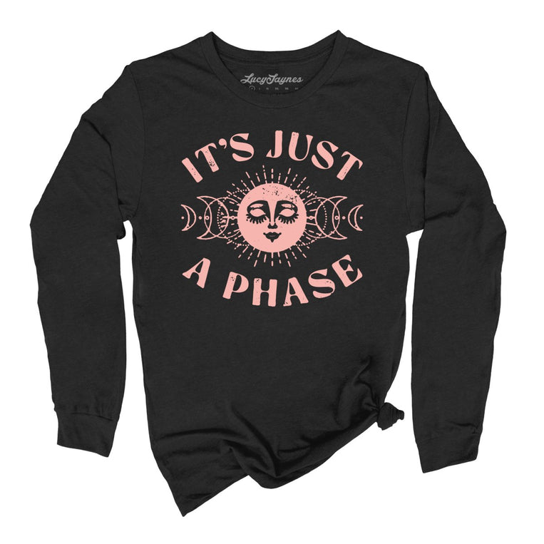 It's Just A Phase - Black - Full Front