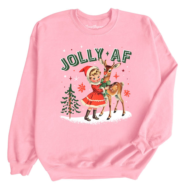 Jolly AF - Light Pink - Full Front