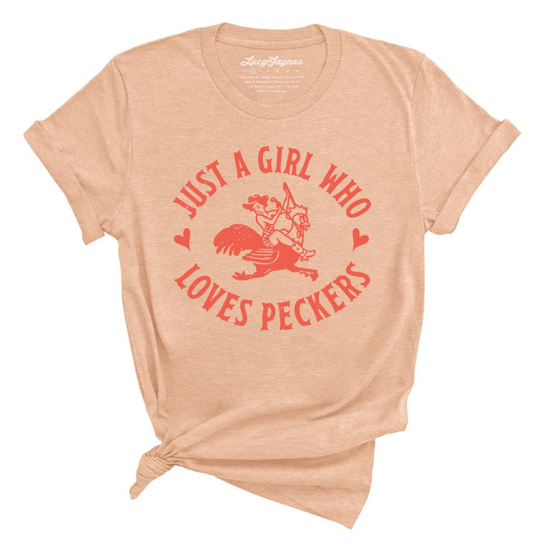 Just a Girl Who Loves Peckers - Heather Peach - Full Front