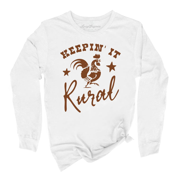 Keepin' it Rural - White - Full Front