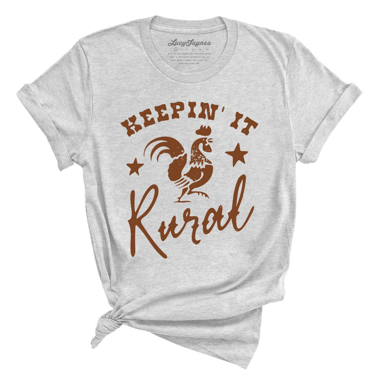 Keepin' it Rural - Athletic Heather - Full Front