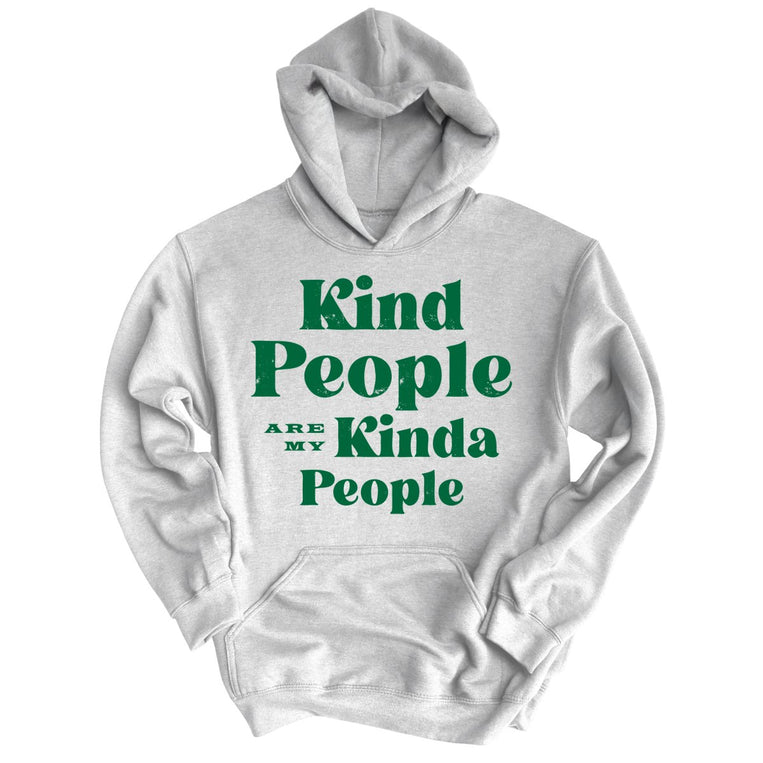 Kind People Are My Kinda People - Grey Heather - Full Front