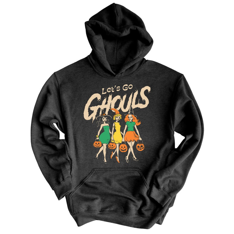 Let's Go Ghouls - Charcoal Heather - Full Front