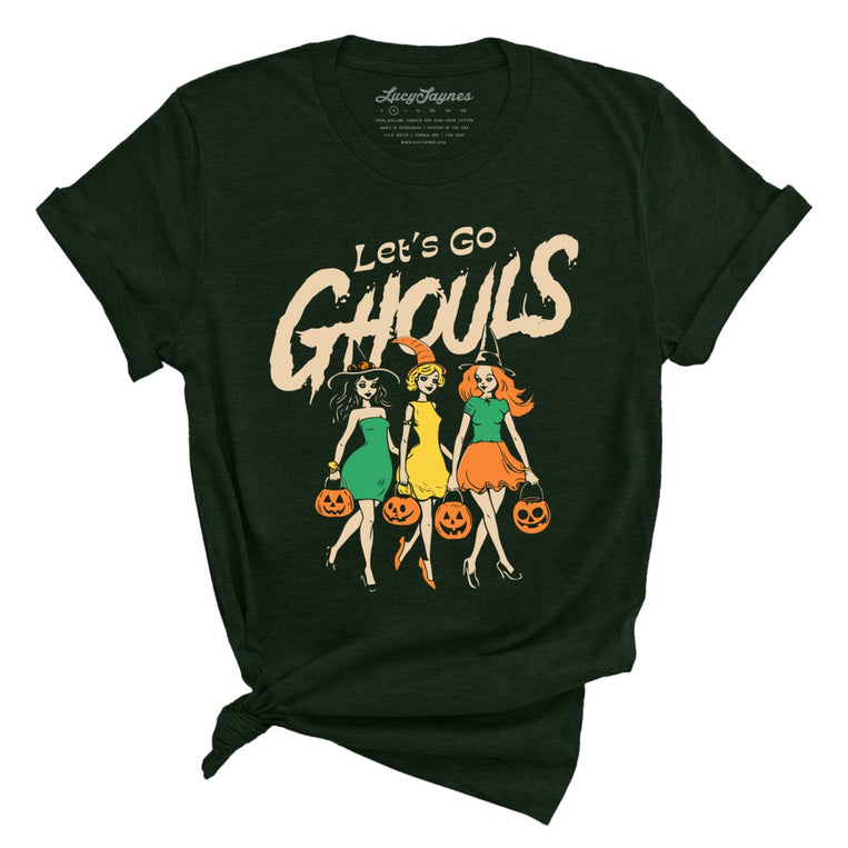 Let's Go Ghouls - Heather Emerald - Full Front