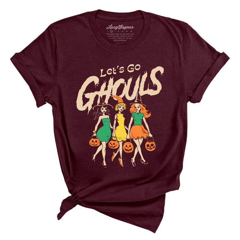 Let's Go Ghouls - Maroon - Full Front