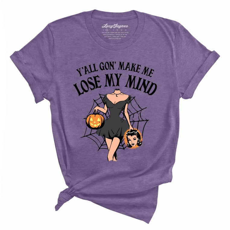 Lose My Mind - Heather Team Purple - Full Front