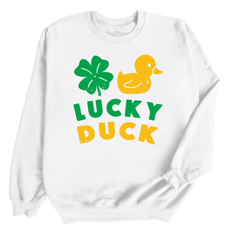 Lucky Duck - White - Full Front