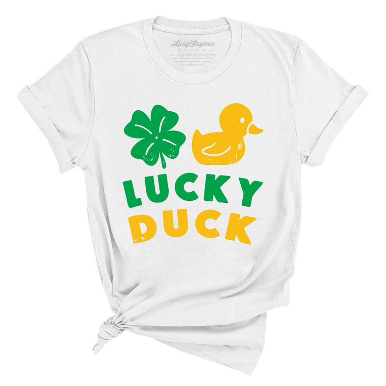 Lucky Duck - White - Full Front