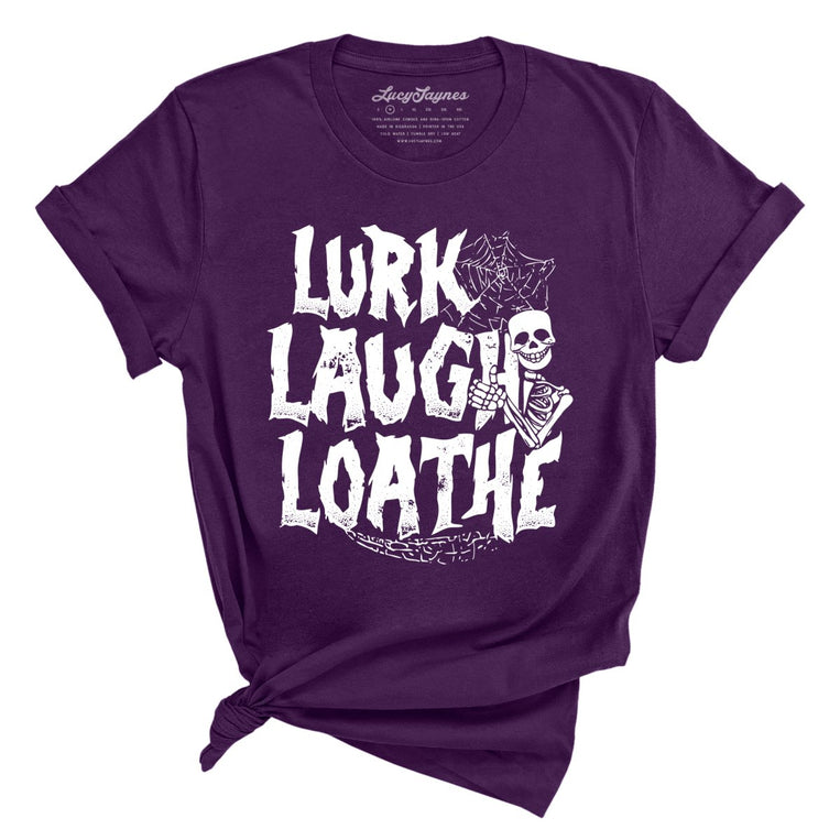 Lurk Laugh Loathe - Team Purple - Full Front