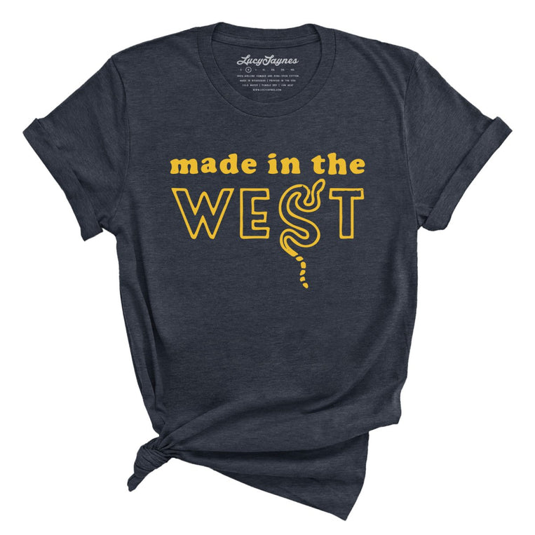 Made In The West - Heather Navy - Full Front