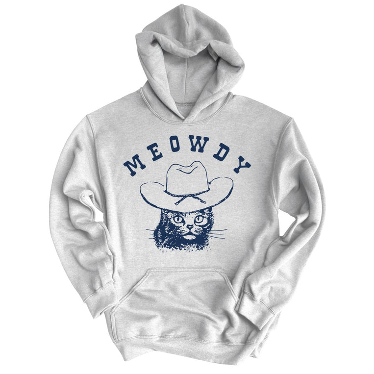 Meowdy - Grey Heather - Full Front