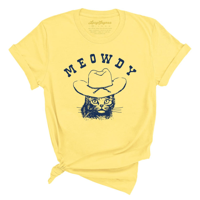 Meowdy - Yellow - Full Front