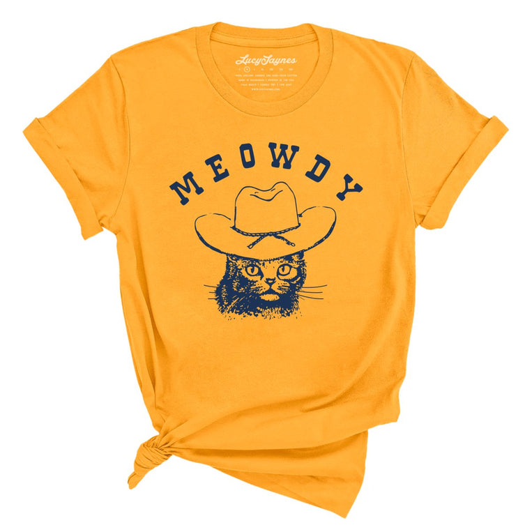 Meowdy - Gold - Full Front