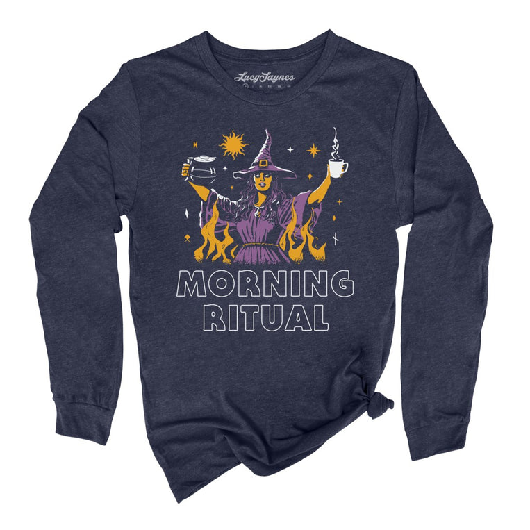 Morning Ritual - Heather Navy - Full Front