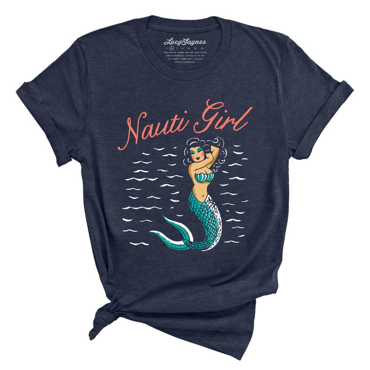 Nauti Girl - Heather Midnight Navy - Full Front
