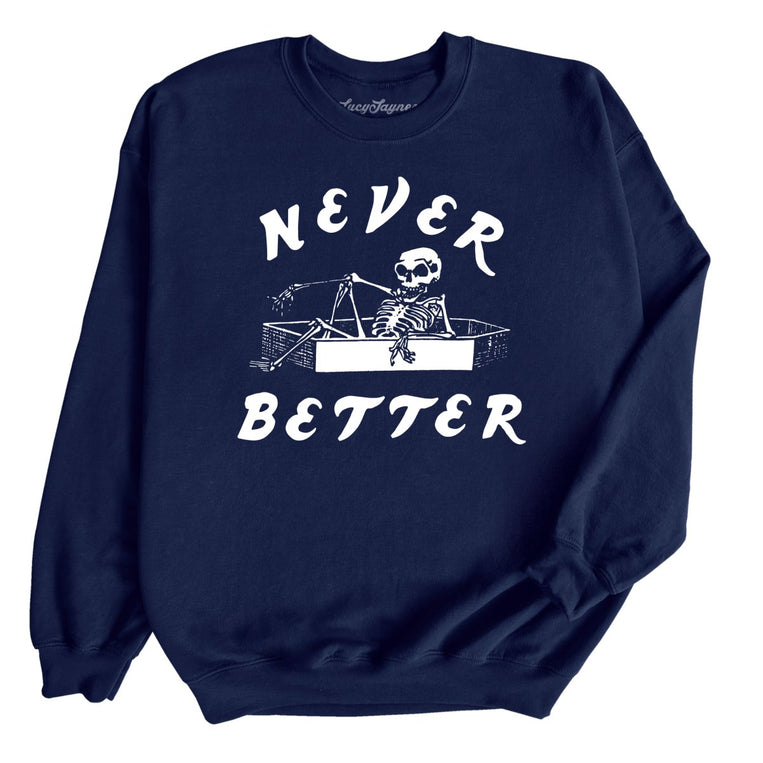 Never Better - Navy - Full Front