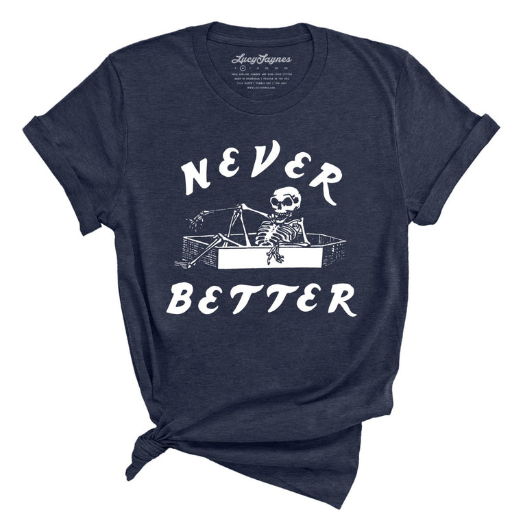 Never Better - Heather Midnight Navy - Full Front