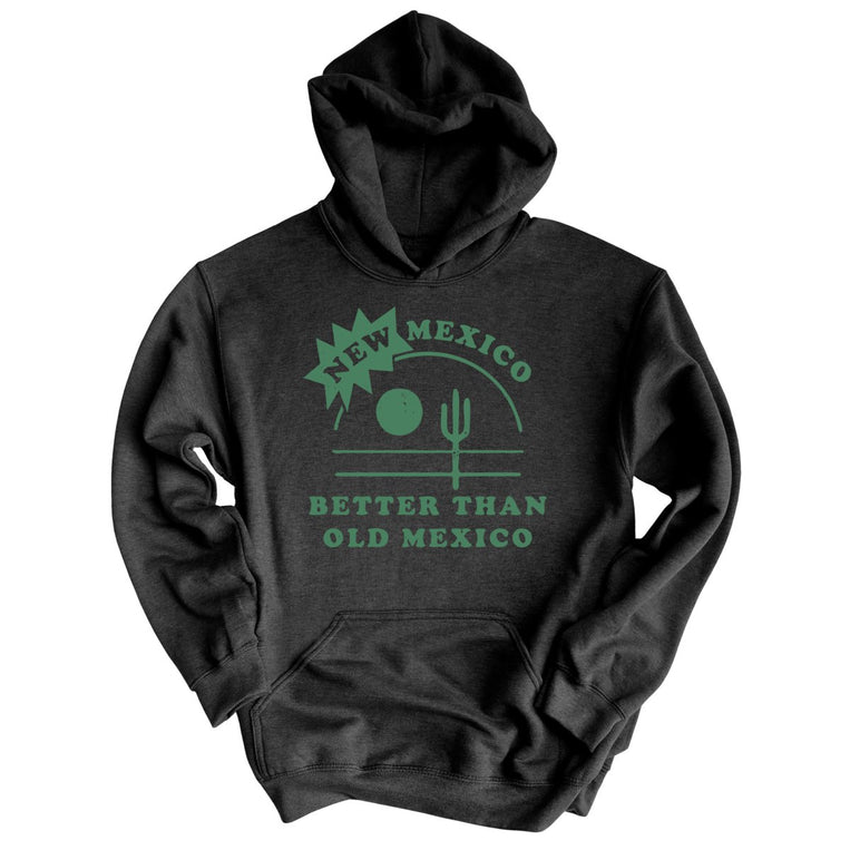 New Mexico Better Than Old Mexico - Charcoal Heather - Full Front