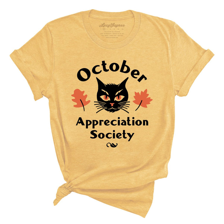October Appreciation Society - Heather Yellow Gold - Full Front