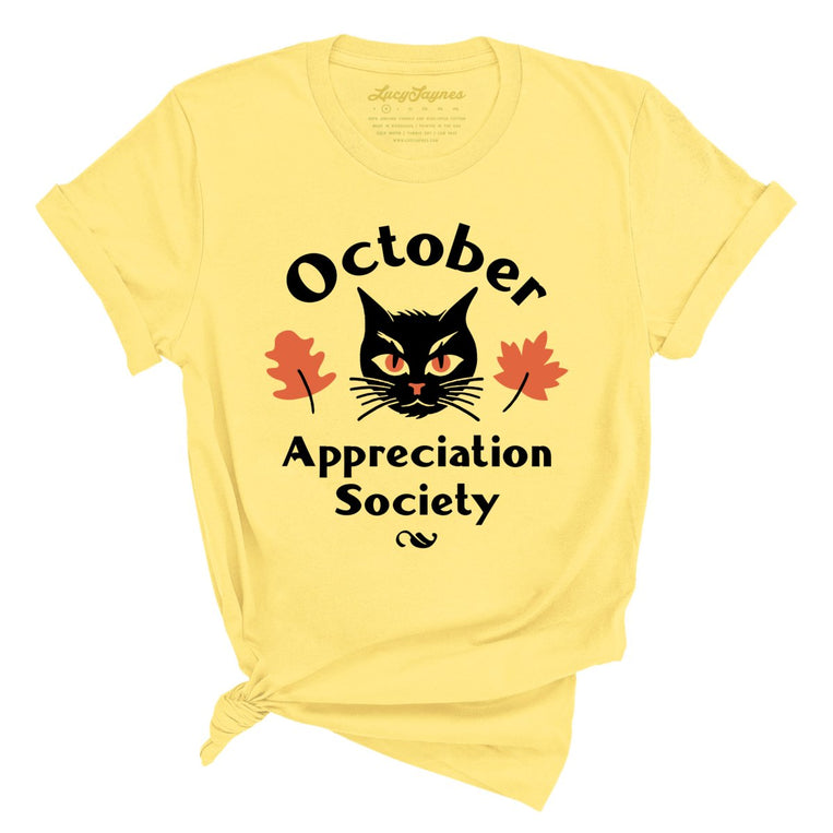 October Appreciation Society - Yellow - Full Front
