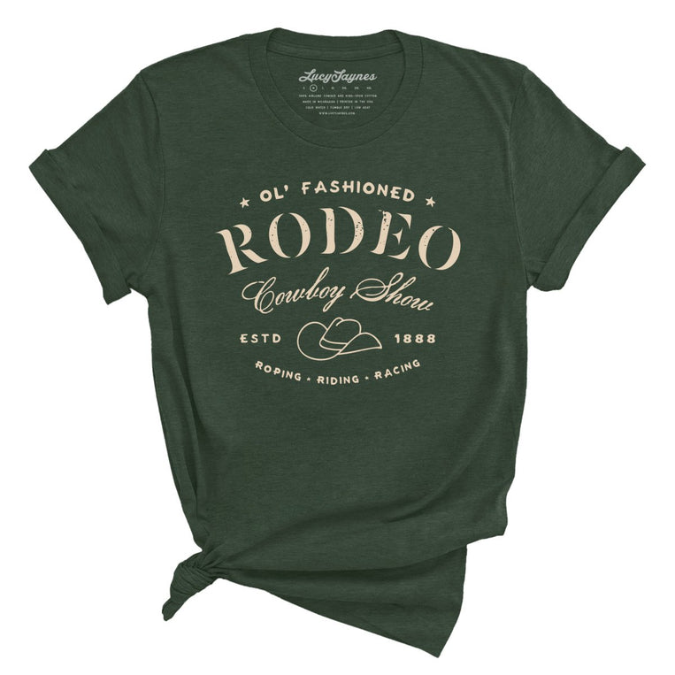 Old Fashioned Rodeo - Heather Forest - Full Front