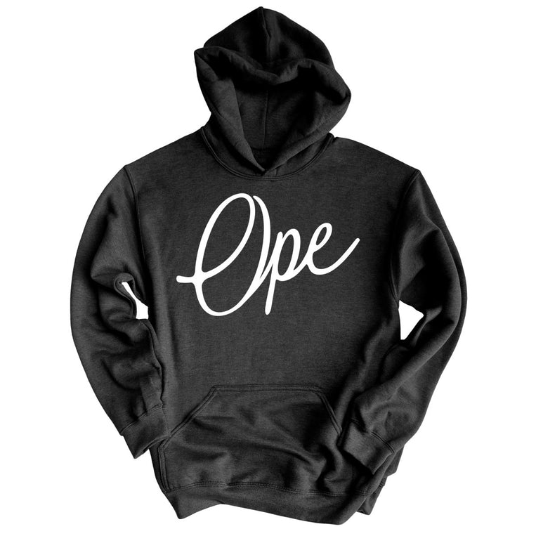 Ope Script - Charcoal Heather - Full Front