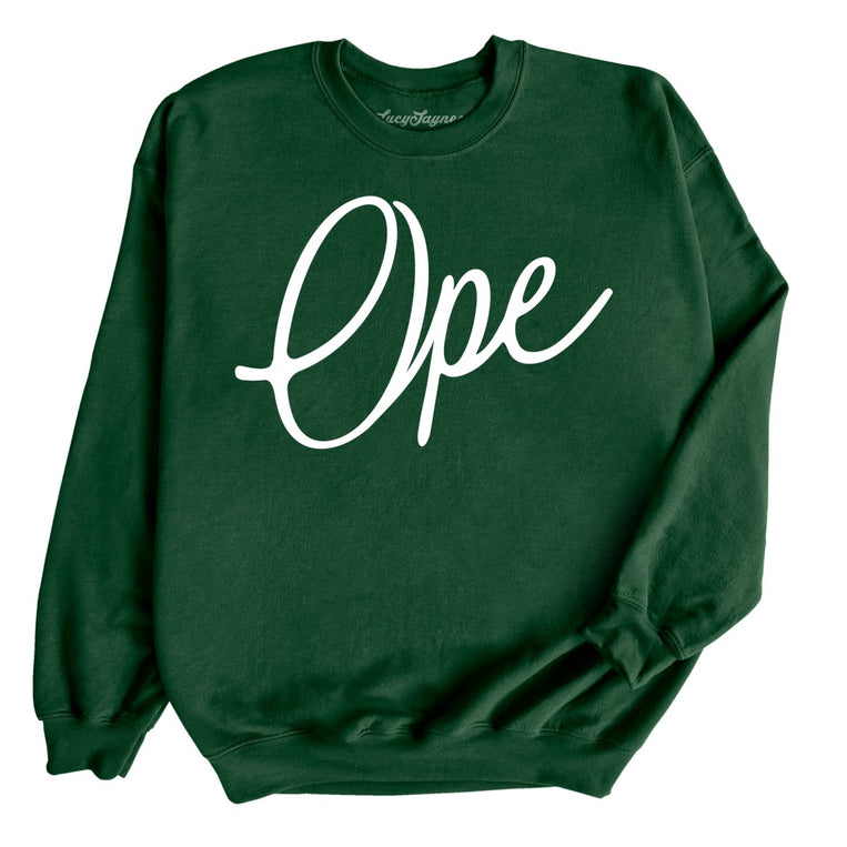 Ope Script - Forest - Full Front