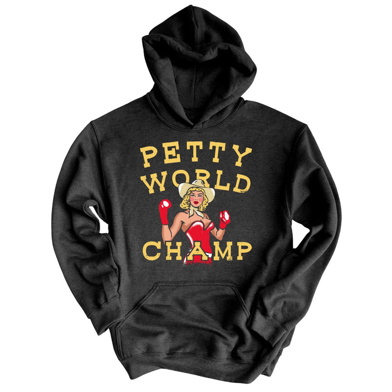 Petty World Champ - Charcoal Heather - Full Front