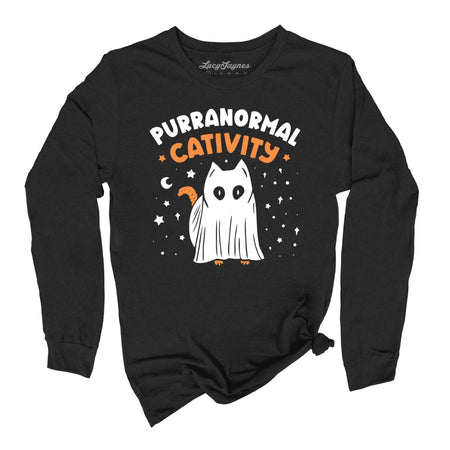 Purranormal Cativity Long Sleeve Tee