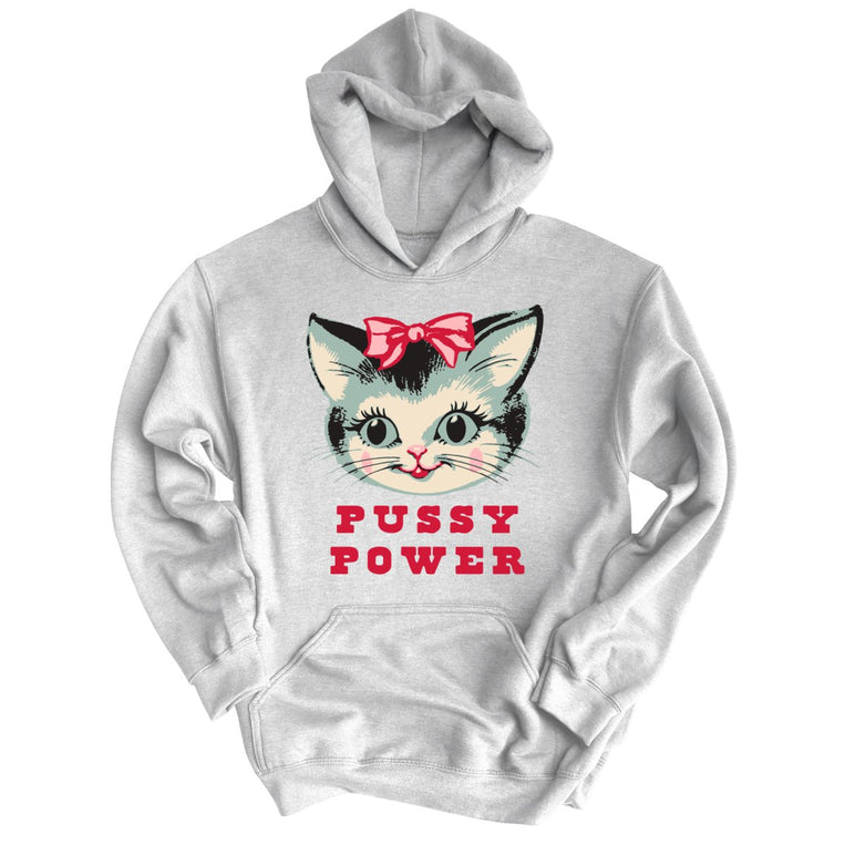 Pussy Power - Grey Heather - Full Front