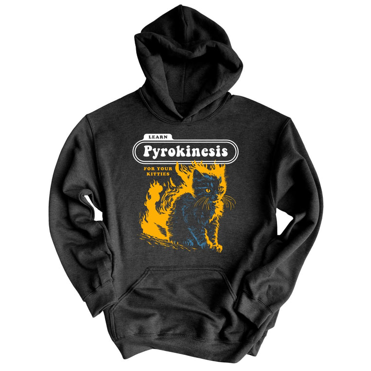 Pyrokinesis for Kitties - Charcoal Heather - Full Front