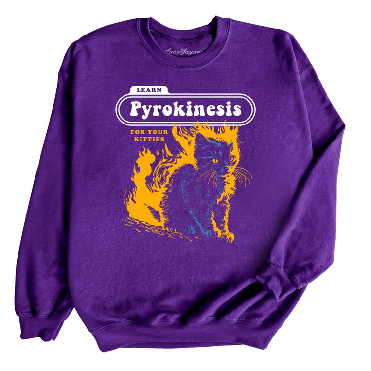 Pyrokinesis for Kitties - Purple - Full Front