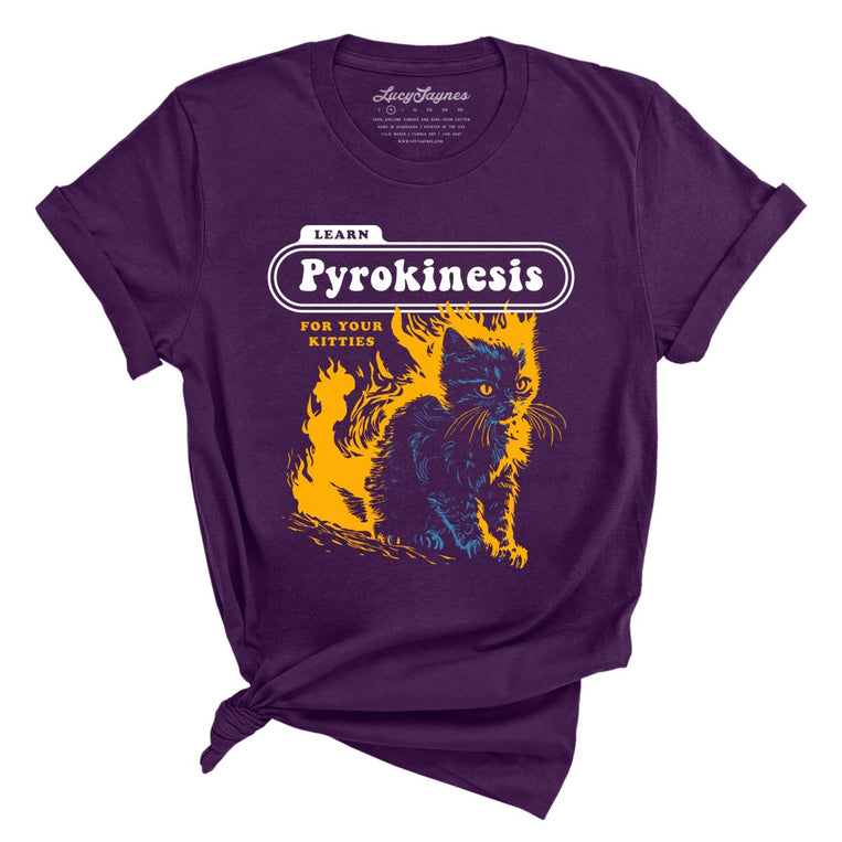 Pyrokinesis for Kitties - Team Purple - Full Front