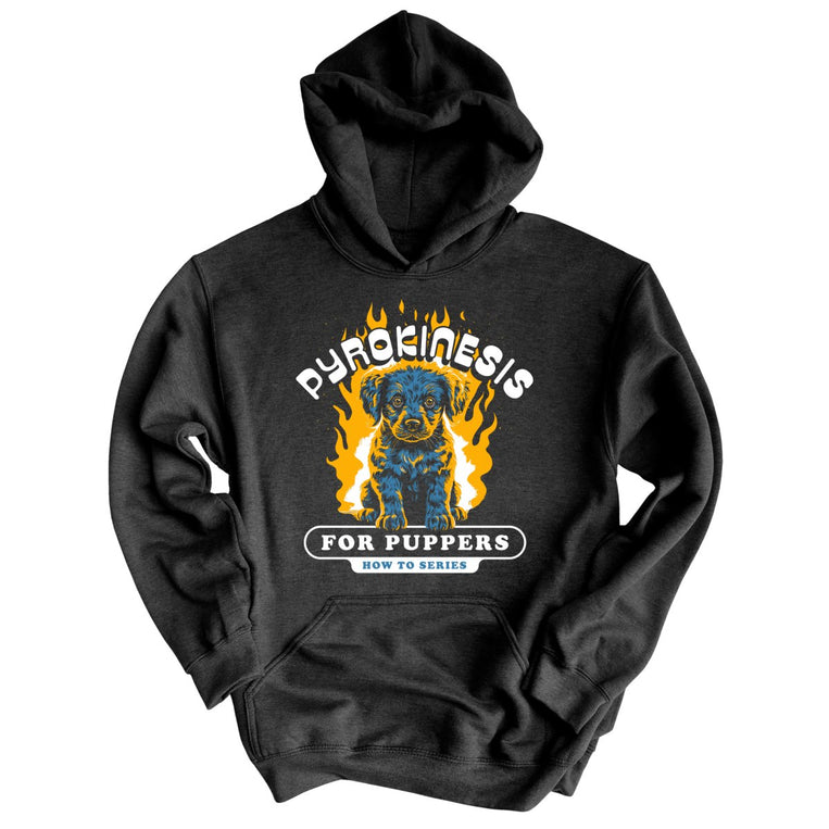 Pyrokinesis for Puppers - Charcoal Heather - Full Front