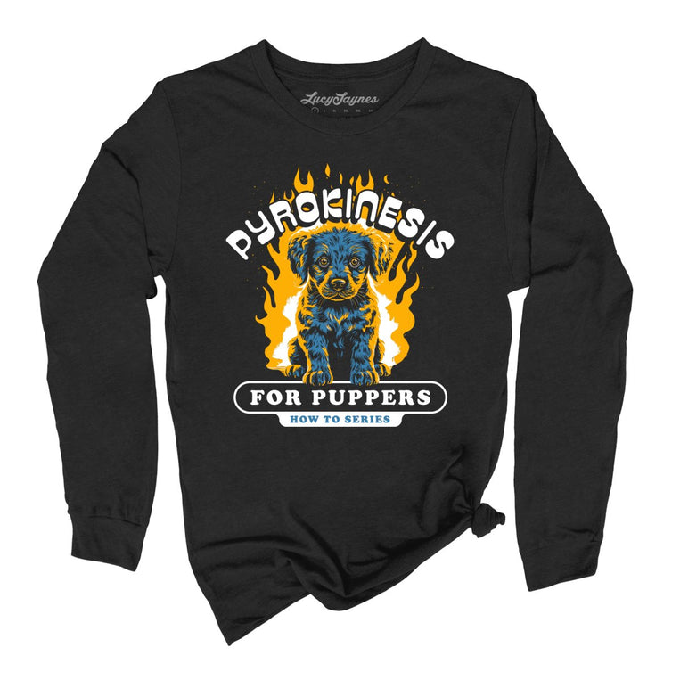Pyrokinesis for Puppers - Black - Full Front