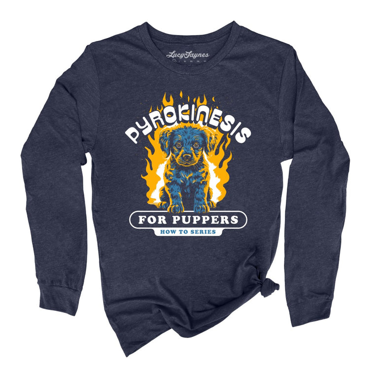 Pyrokinesis for Puppers - Heather Navy - Full Front