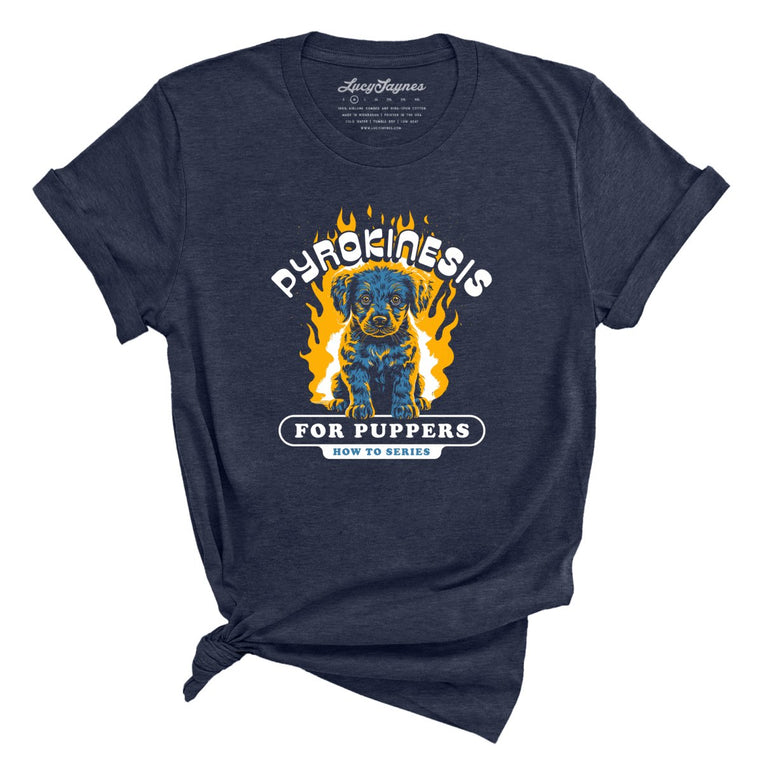 Pyrokinesis for Puppers - Heather Midnight Navy - Full Front
