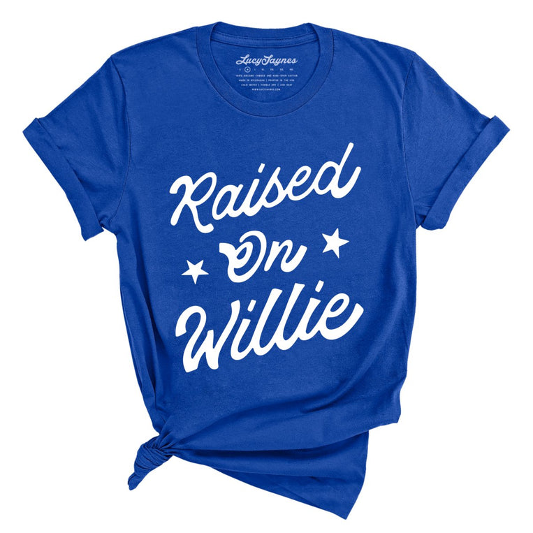 Raised on Willie - True Royal - Full Front