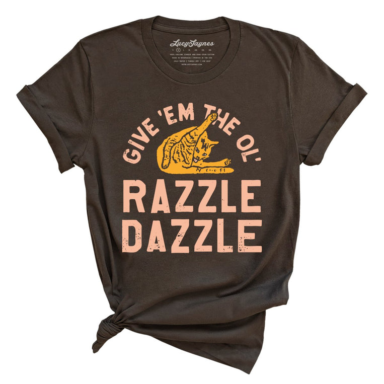 Razzle Dazzle - Brown - Full Front